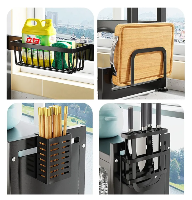 ESCURRIDOR DE PLATOS 2 NIVELES CON PUERTA