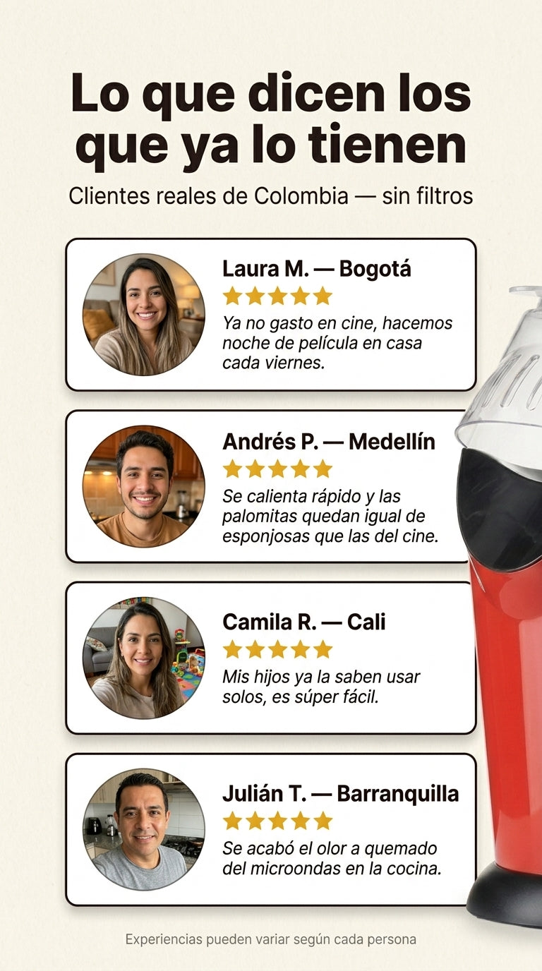 AirPop Max — Testimonios