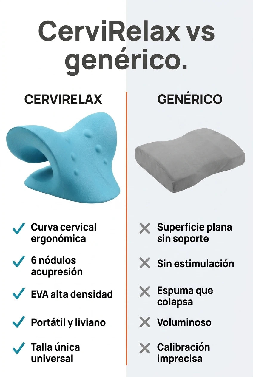 CerviRelax vs generico — comparativa