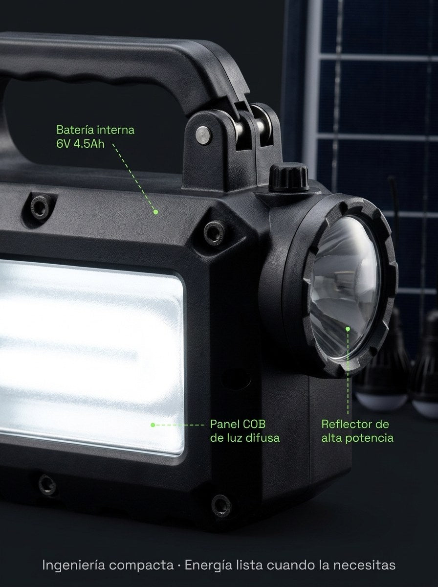 Kit Panel Solar Portatil GD8017MK — Autoridad