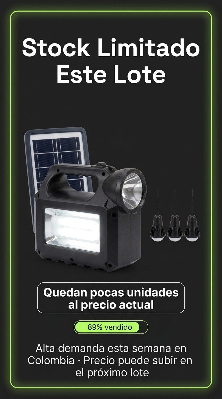 Kit Panel Solar Portatil GD8017MK — Rotacion