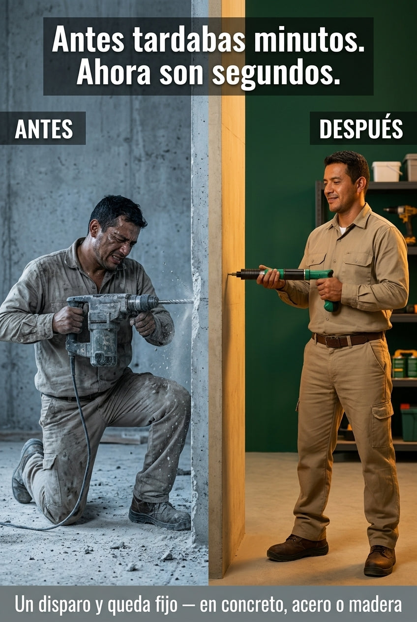 Pistola Fijadora a Concreto Calibre .22 — Transformación