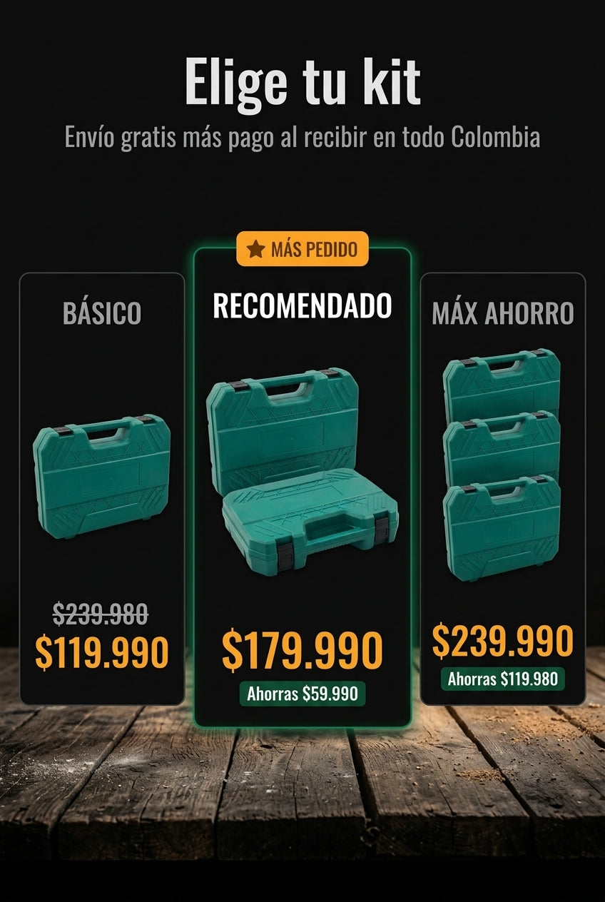Pistola Fijadora a Concreto Calibre .22 — Oferta / Kits