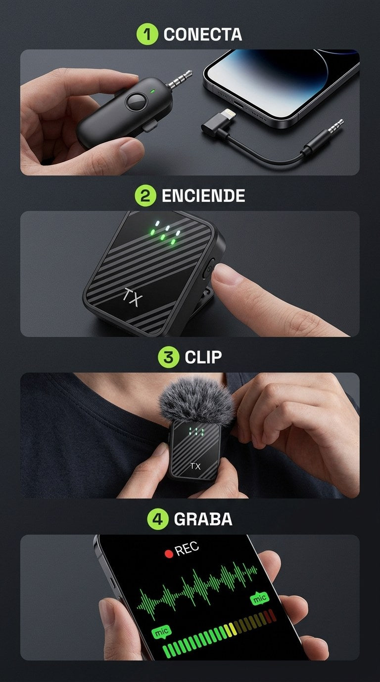 Micrófono Inalámbrico F11-2 — Modo Uso