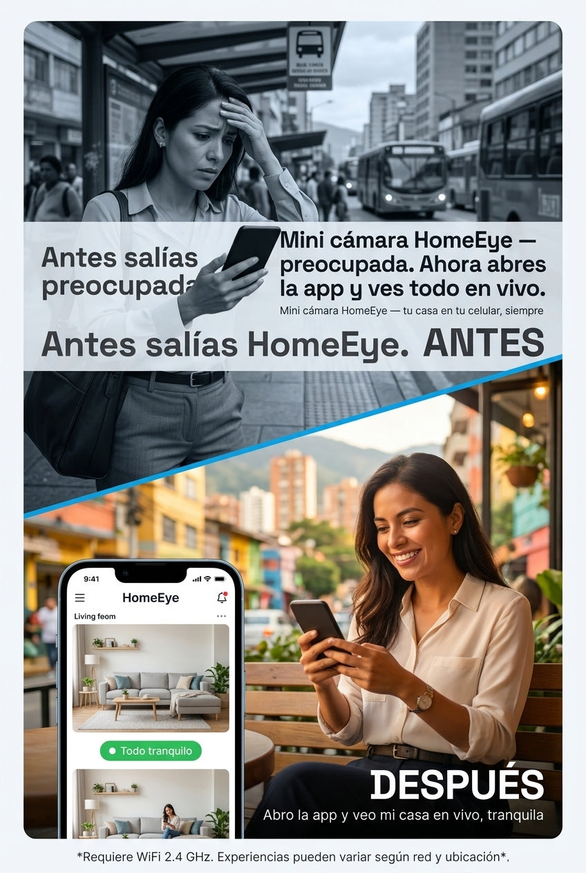 Antes salias preocupada. Ahora abres la app y ves todo en vivo