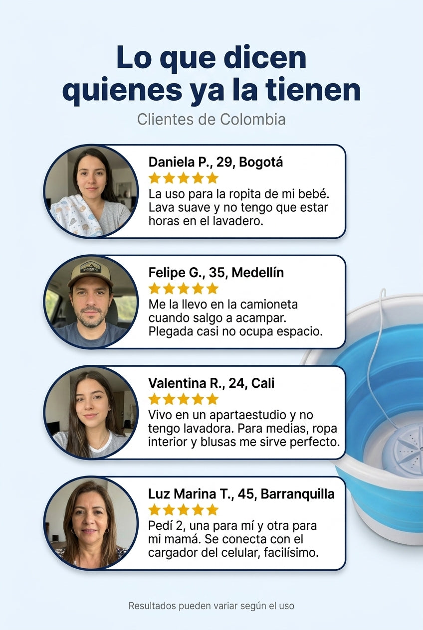 Testimonios de clientes en Colombia