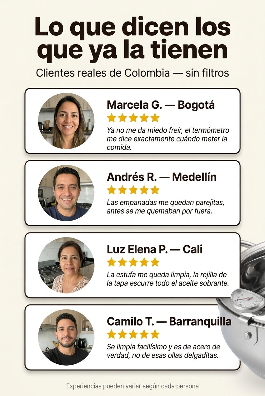 TempuFry Pro — Testimonios