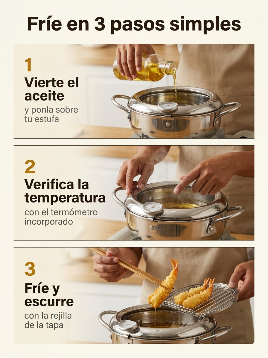 TempuFry Pro — Modo Uso
