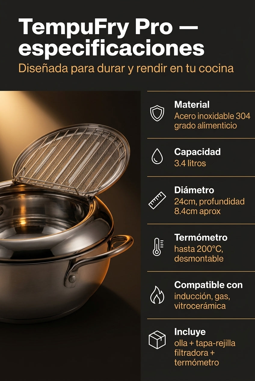 TempuFry Pro — Ficha Tecnica