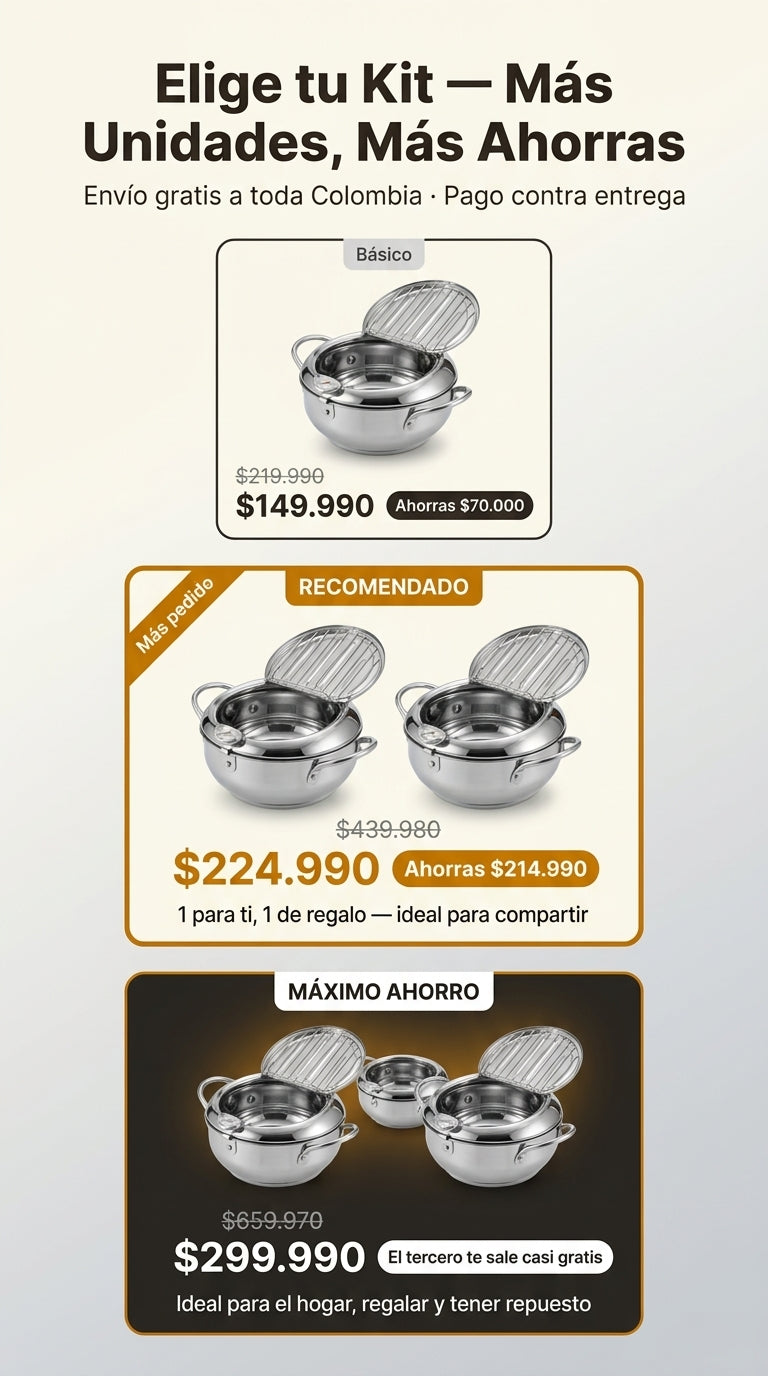 TempuFry Pro — Oferta Kits