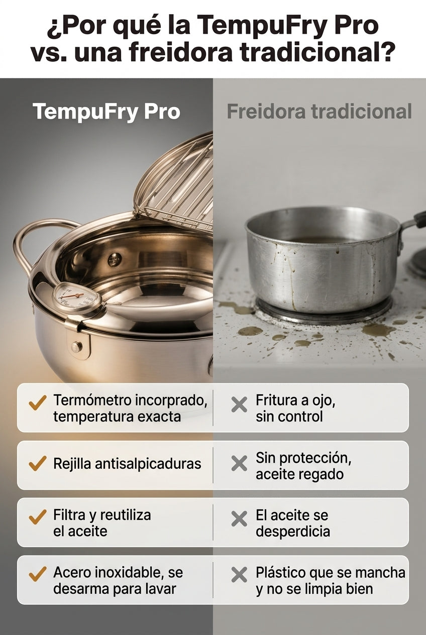 TempuFry Pro — Comparativa
