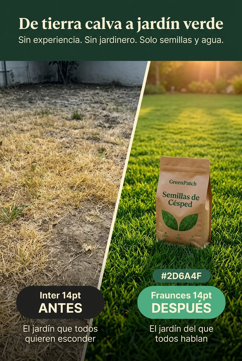 GreenPatch - De tierra calva a jardín verde