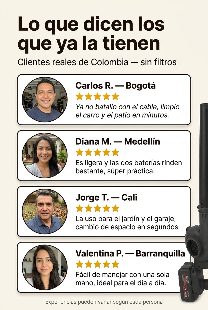 VentoMax 48V — Testimonios