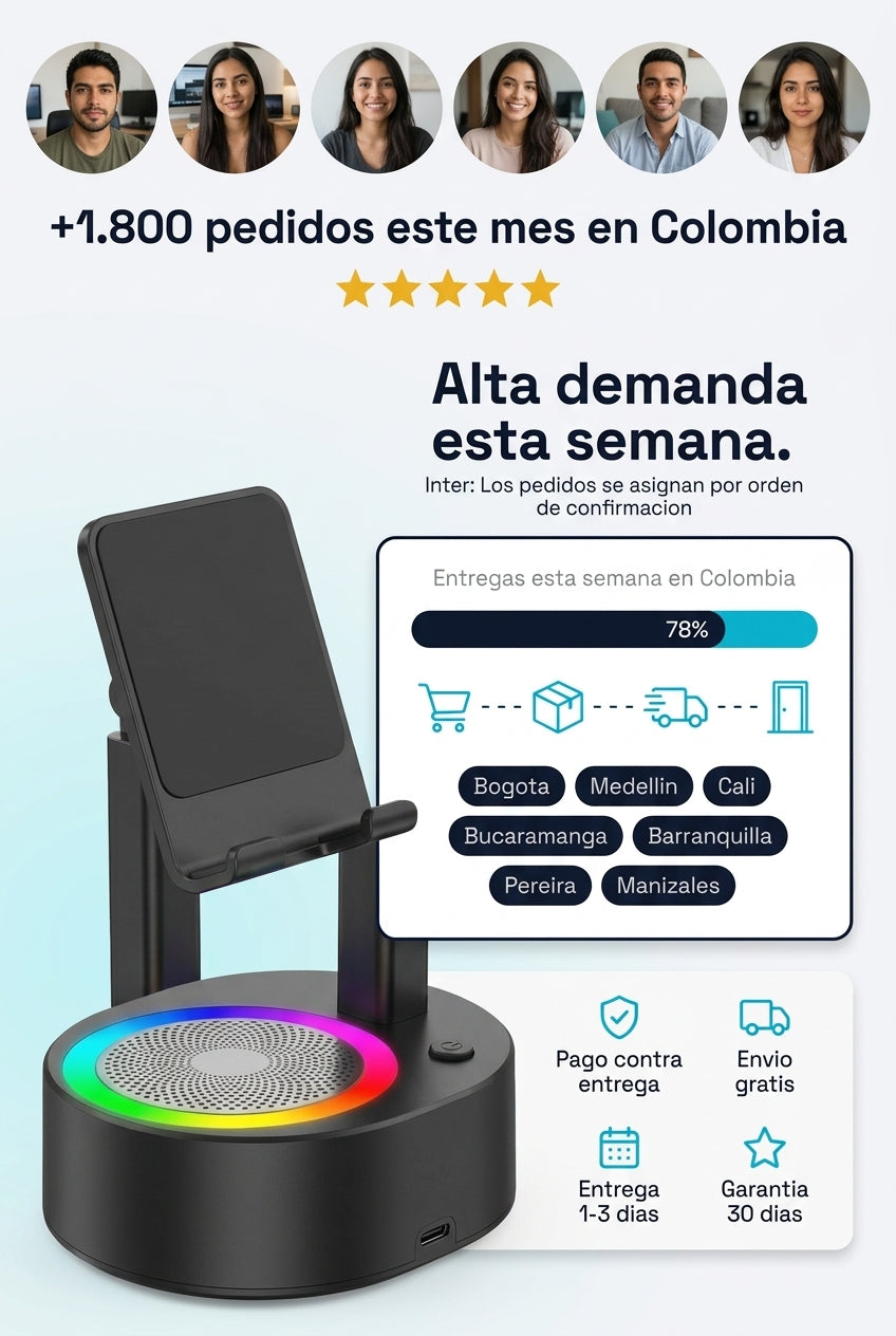 +1.800 pedidos este mes en Colombia