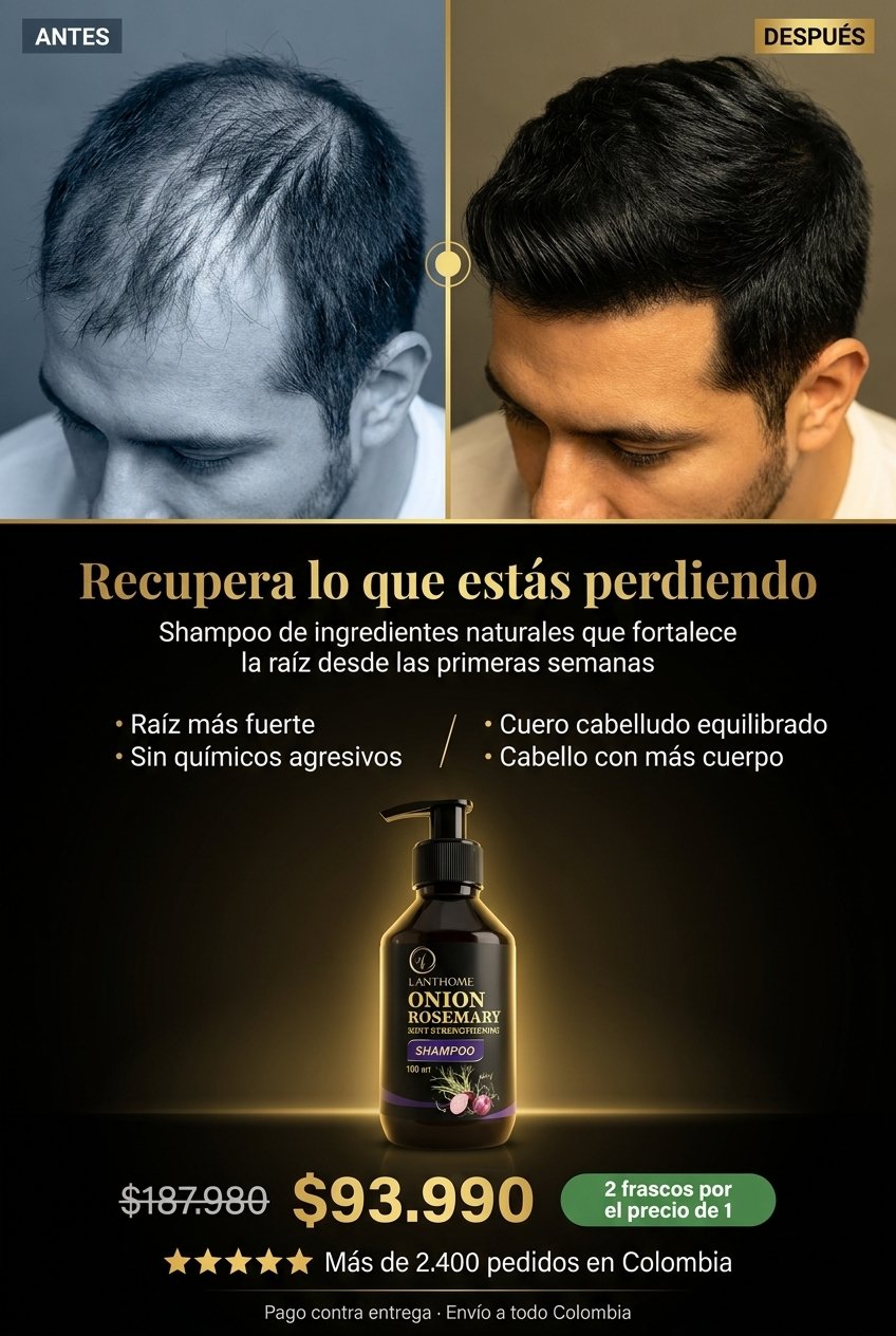 Follix Shampoo — Recupera lo que estás perdiendo. Shampoo natural fortalece raíz capilar.