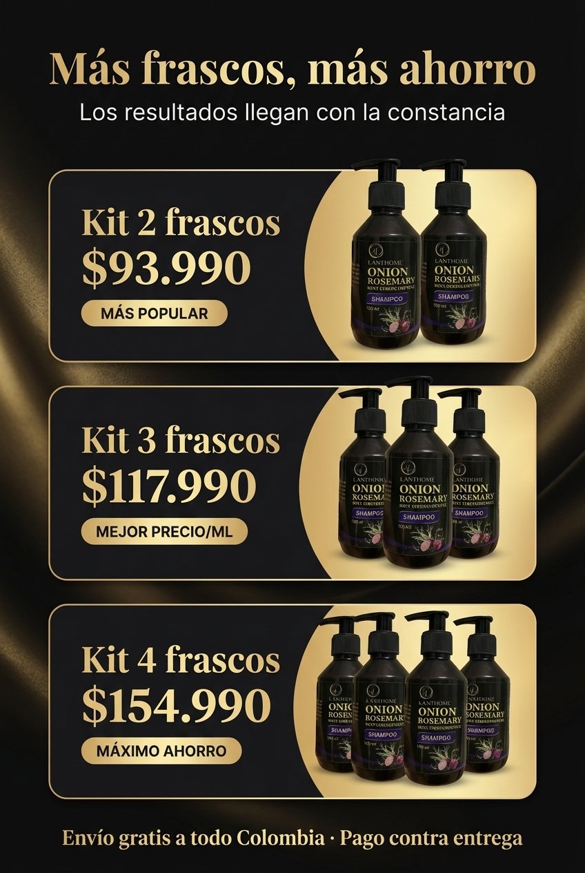 Combos Follix — Kit 2 frascos $93.990, Kit 3 frascos $117.990, Kit 4 frascos $154.990.