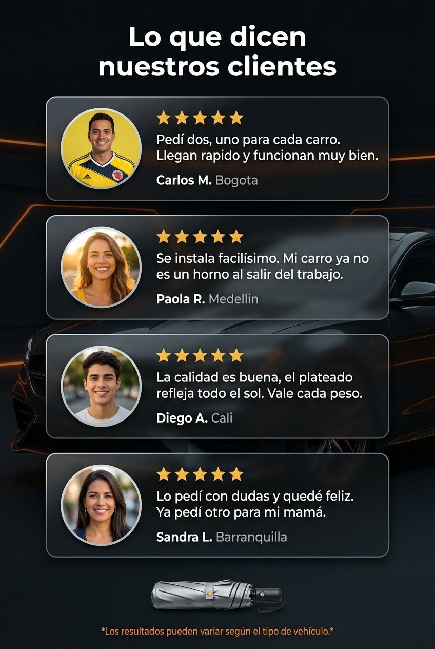 Testimonios reales ClimaCool — clientes de Bogotá, Medellín, Cali, Barranquilla.